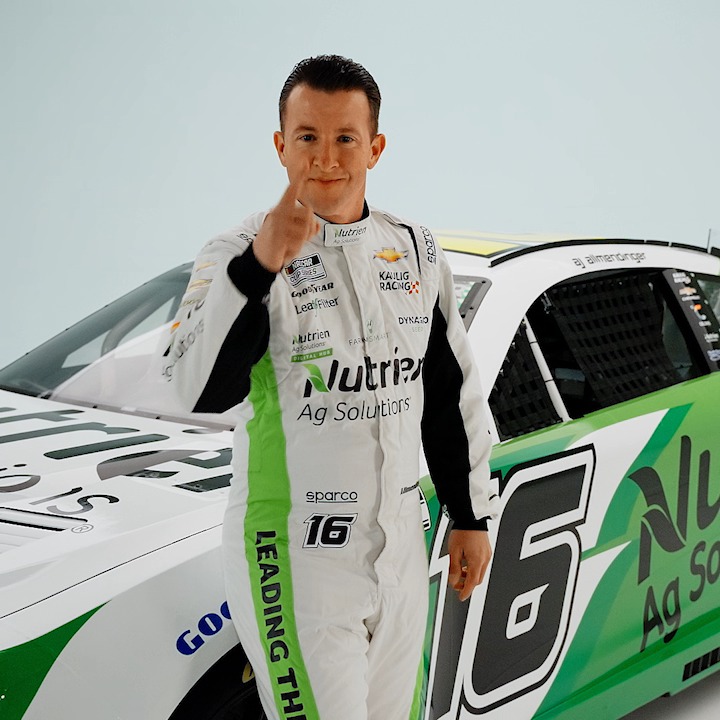 Let's go, Dinger! It's race day at the #Daytona500 and we're ready to see AJ Allmendinger tear up the track. #LeadingTheField #NASCAR #CupSeries #TrophyHunting Kaulig Racing