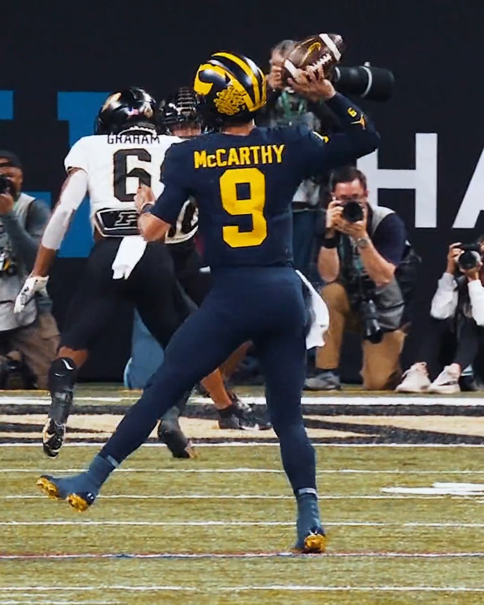 Leading the charge with our quarterbacks #GoBlue