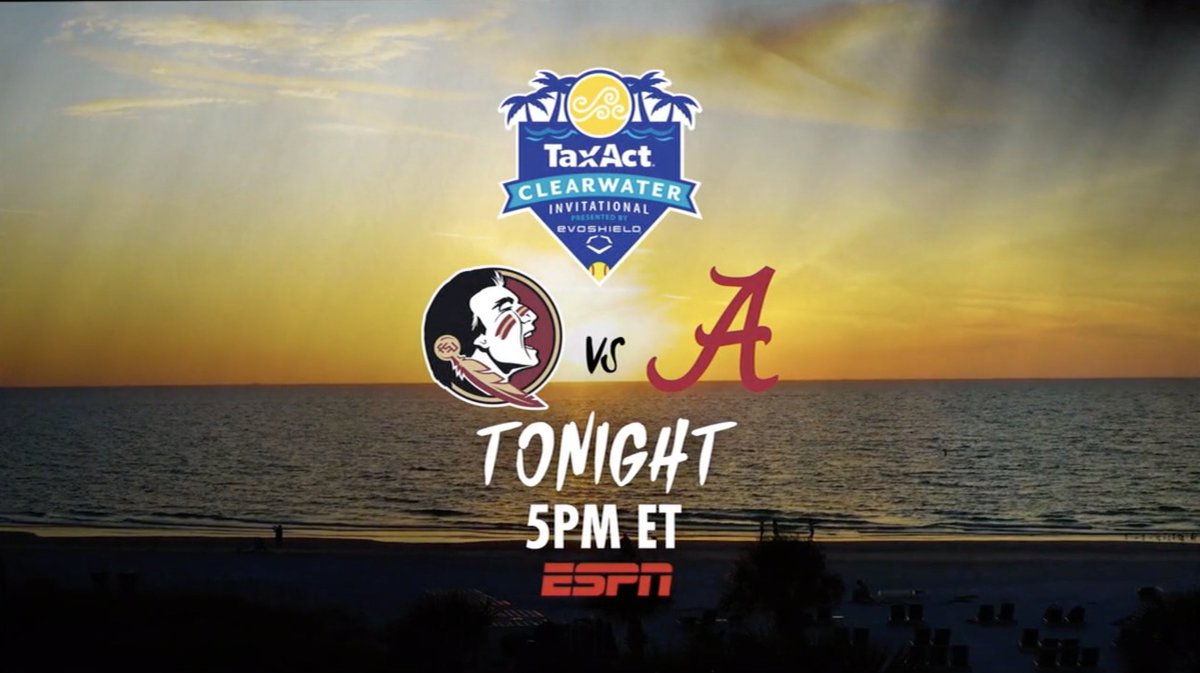 Sunday, all eyes are on ESPN for No. 7 Florida State Softball 🥎 vs No. 12 Alabama Softball 🥎 5p ET | ESPN, ESPN App 🎙 Beth Mowins, Michele Smith OLY, Amanda Scarborough #NCAASoftball