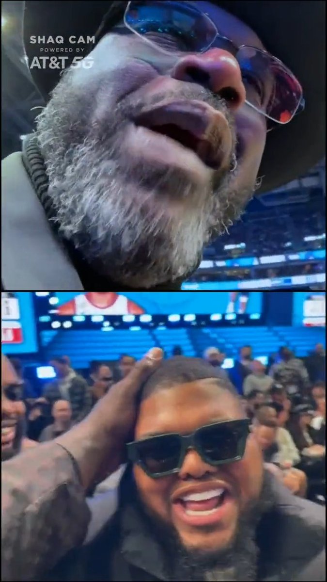 Why was Shaq touching Druski’s head like that? 🤣🤔