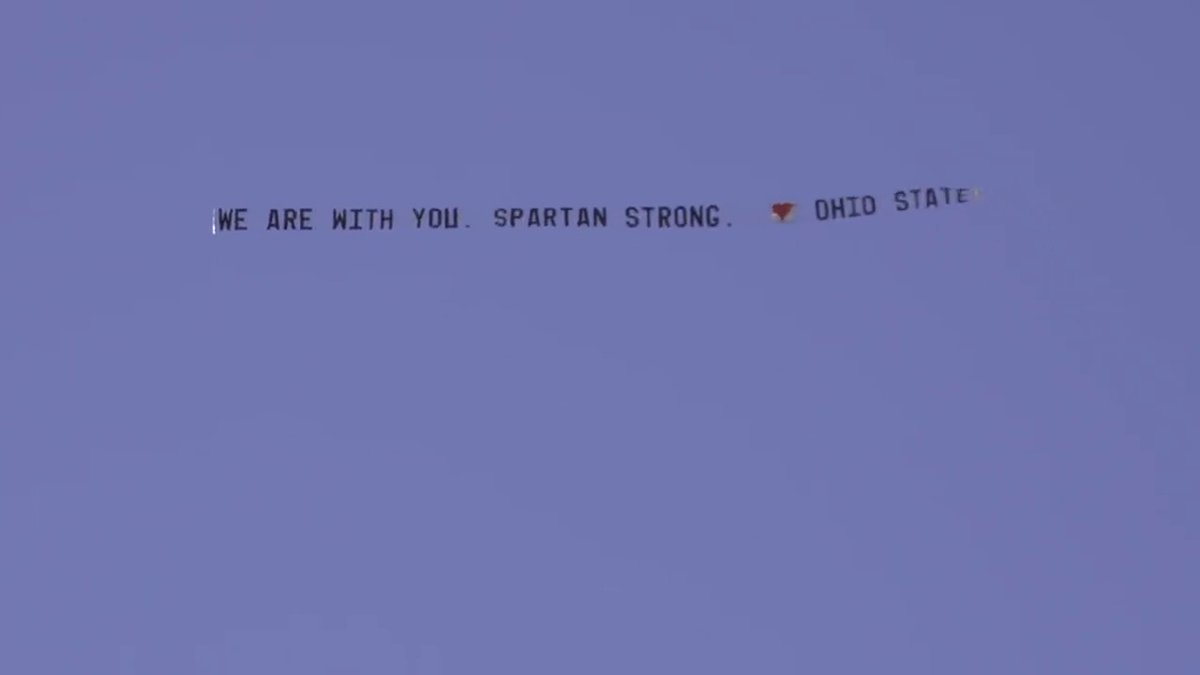 As Spartans return back to campus today, we are with you MSU. #SpartanStrong ❤️