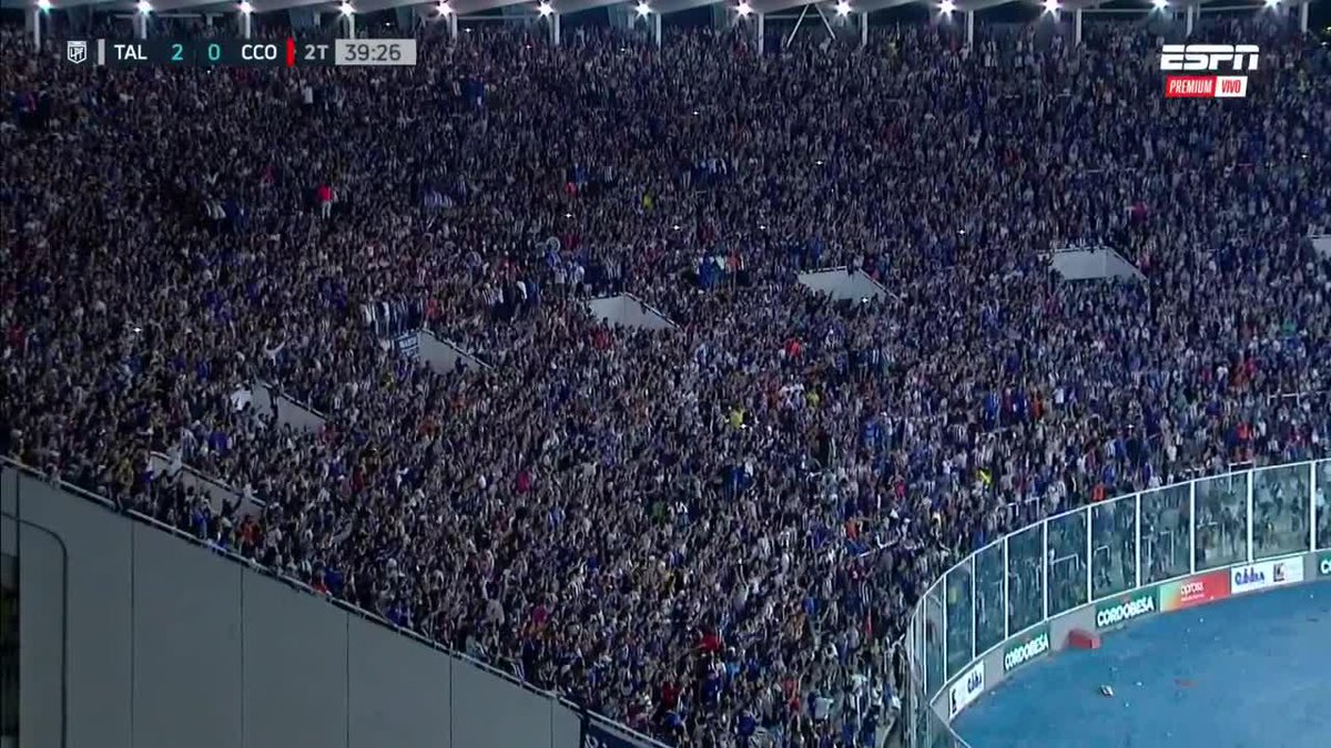 ¿Lo de la gente de Club Atlético Talleres? Para aplaudir... 👏🏻 📺 ESPN Premium | Suscribite al Pack Fútbol en