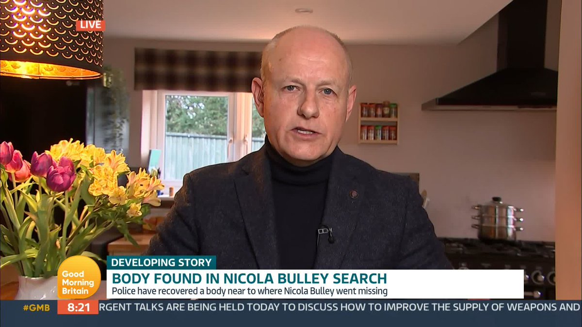 'At the time, I can categorically say, there was no body in the river.' Peter Faulding, who helped search the River Wyre, says he now believes 'Nicola walked off somewhere &amp; has gone in the river some other way' Police have recovered a body near where Nicola Bulley went missing