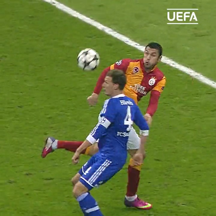 👌 Incredible technique from Burak Yılmaz on this day ten years ago #UCL