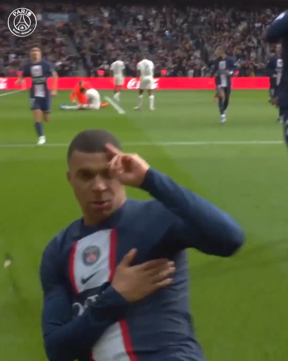 ⚽️ Kylian Mbappé's opening goal yesterday! 😍🔥 #PSGLOSC