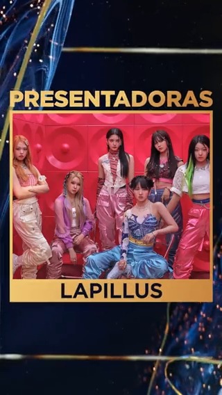 .Lapillus OFFICIAL estarán como presentadoras en #PremioLoNuestro. ✨