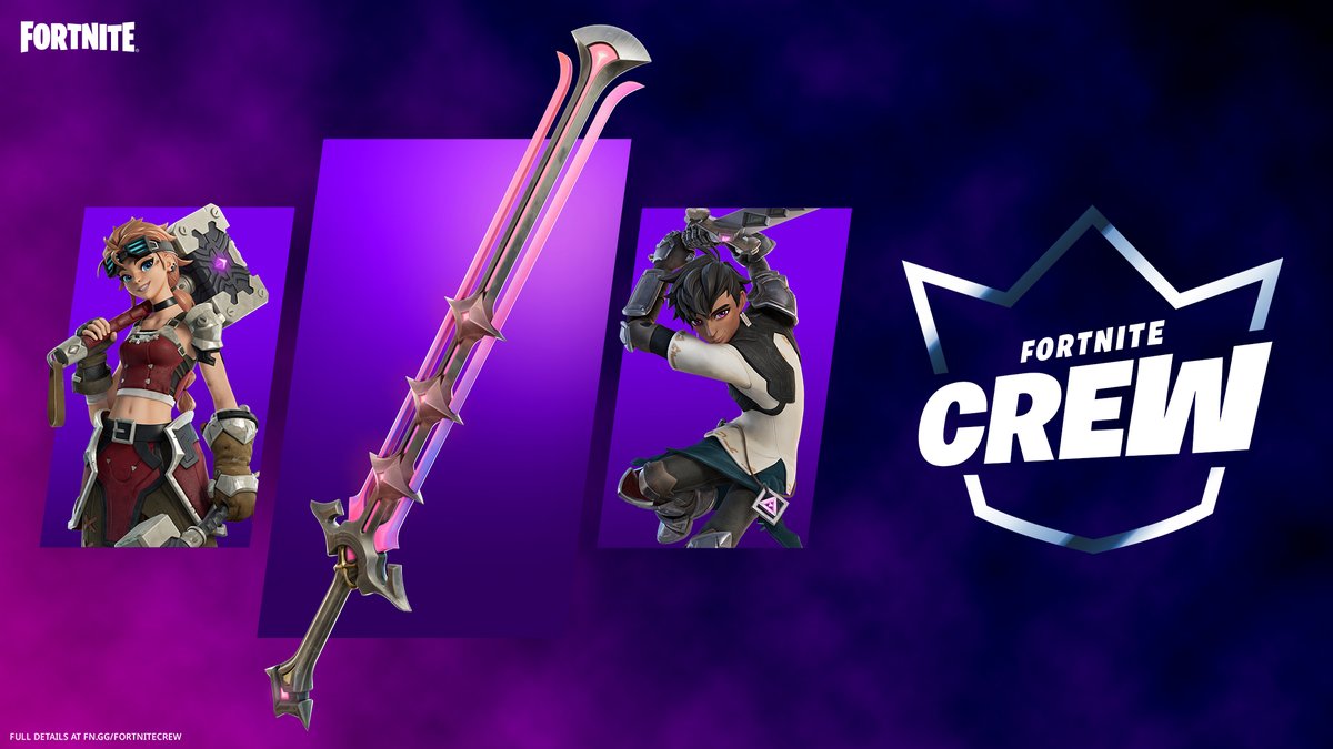 A blade of honor, a blade of truth. Get The Masterwork Pickaxe for being a Crew member in both the month of February & March 🗡️