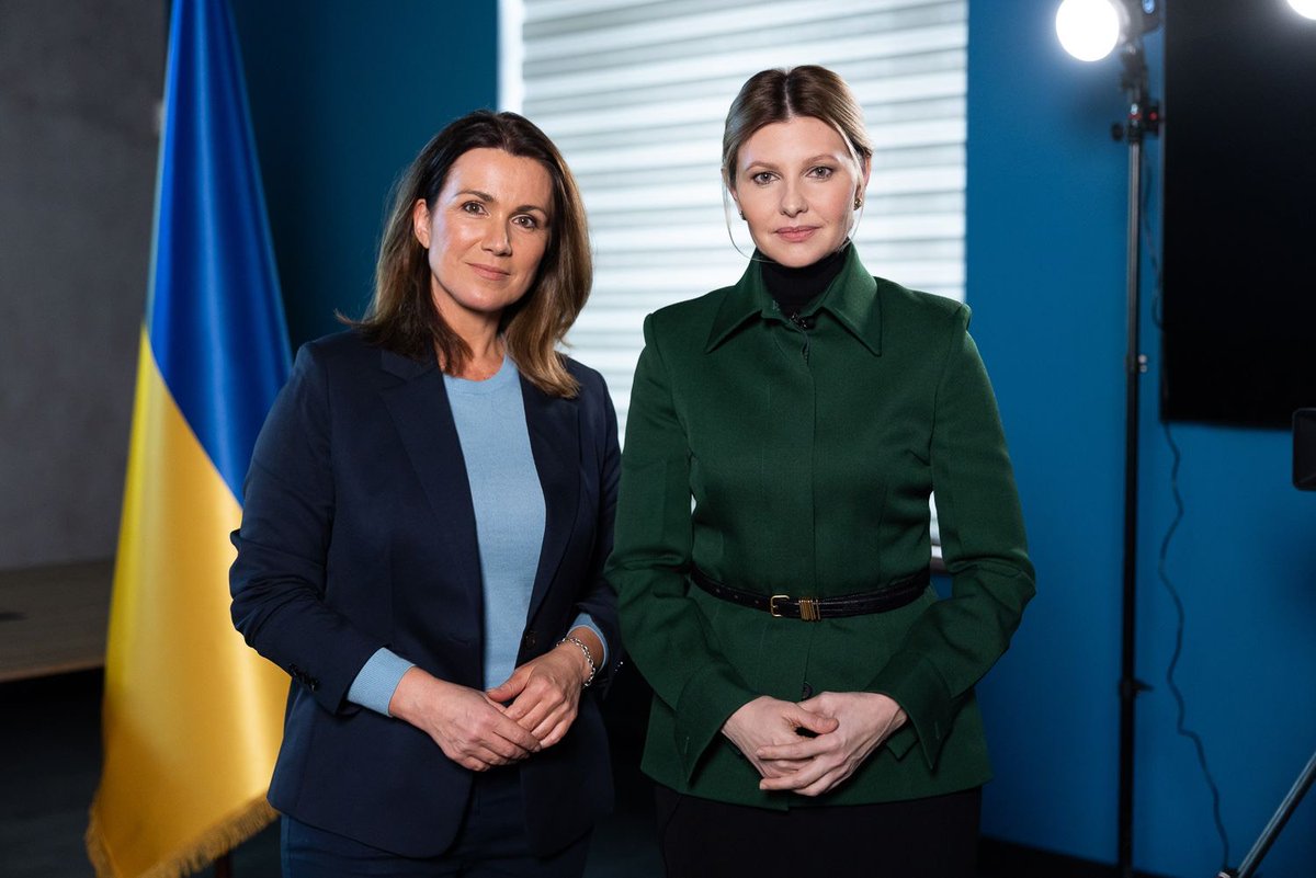 Tomorrow on GMB, Susanna speaks to Ukraine's First Lady Olena Zelenska in a UK television exclusive. Olena Zelenska / Олена Зеленська Susanna Reid