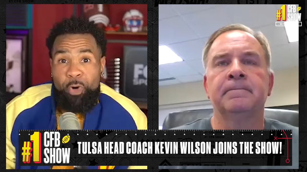 .RJ Young talks with new Tulsa Football HC Kevin Wilson on leaving Ohio State to become the next head coach for the Golden Hurricanes ⬇️ "I thought I had one good swing to lead a program and to make an impact."