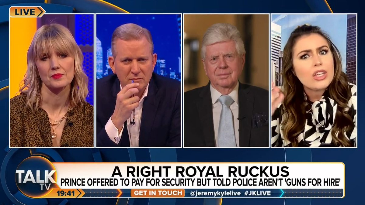 "He chose the nastiest, dirtiest, cheapest way to monetise his relationship with his family." Kinsey Schofield challenges Tessa Dunlop after she defends Prince Harry for his decision to make money "in the only way he knows how". KINSEY SCHOFIELD | @tessadunlop | #JKLive