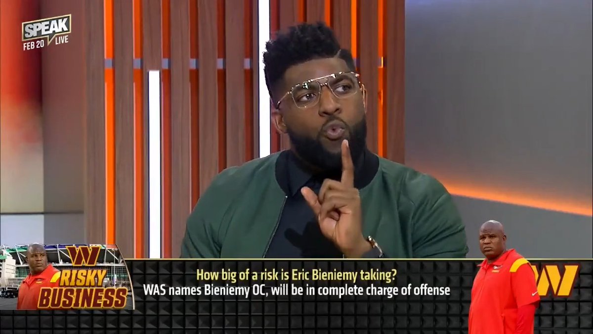 Eric Bieniemy left Patrick Mahomes & the Chiefs for Sam Howell & the Commanders. But Mahomes has more Super Bowl MVPs than Howell has career starts… Not all money is good money.