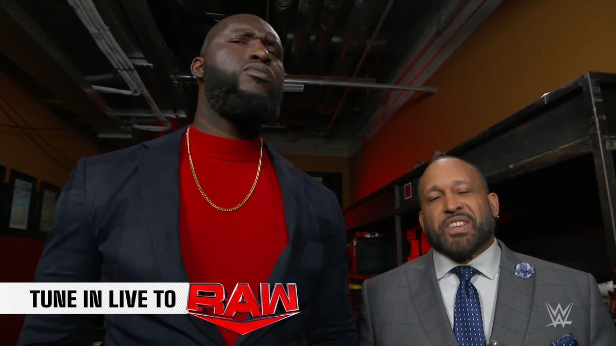 BREAKING: Jordan omogbehin is issuing a challenge to face Brock Lesnar at #WrestleMania! #WWERaw
