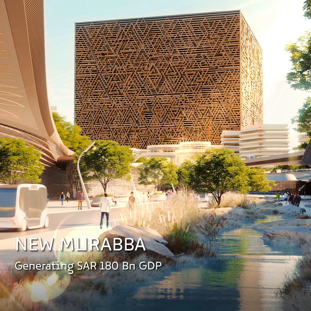#NewMurabba will include 1.4 million square meters of office space, and create 334,000 direct and indirect jobs by 2030.