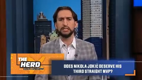 "This is not a criticism of Jokic... It is a criticism of the overwhelming arrogance of the current crop of NBA MVP voters." — @GetNickWright