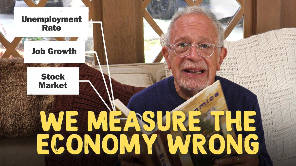 Just a thought: what if we stopped measuring the economy by the state of the stock market and started measuring it based on how many people are housed and clothed and fed?