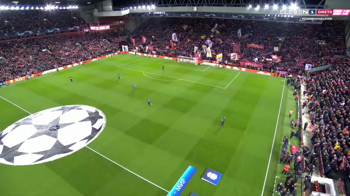 YNWA em Anfield em noite de Champions arrepia sempre 🤩