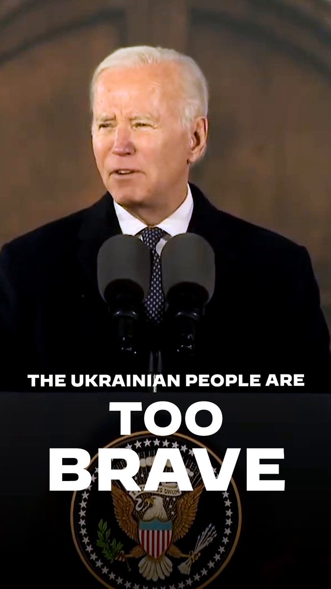 When Putin rolled tanks into Ukraine, he thought the world would roll over. But he was wrong: The Ukrainian people were too brave. America and our Allies were too unified. Democracy was too strong.
