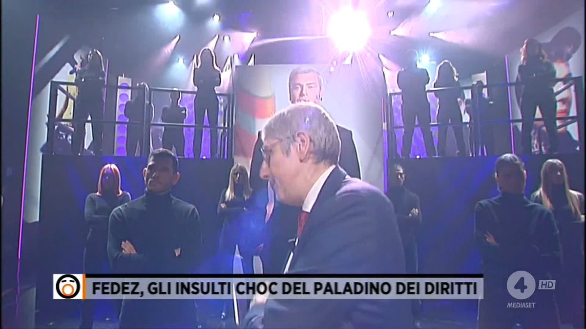 "Caro Fedez, paladino dei diritti civili, se ha qualcosa da dirmi se la prenda con quello che dico e che faccio non attacchi le mie caratteristiche fisiche, non le pare?" Mario Giordano a #Fuoridalcoro