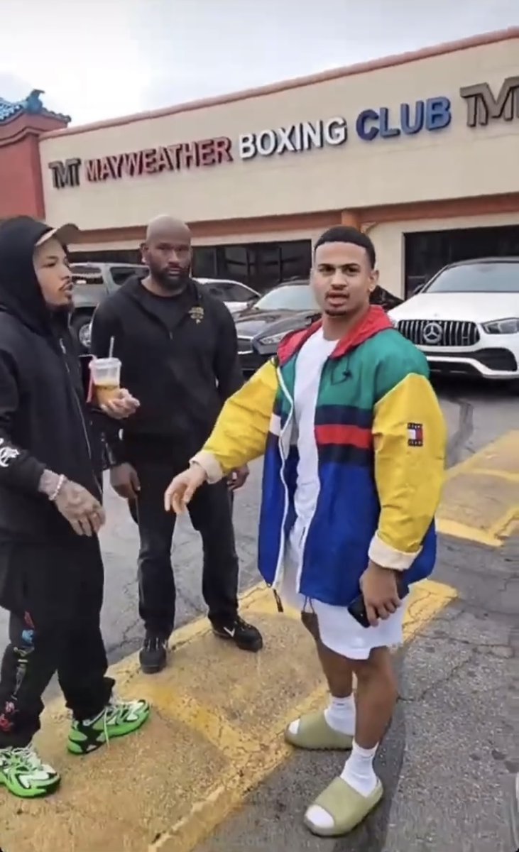 Gervonta Davis and Rolly Romero reuniting and shaking hands today…
