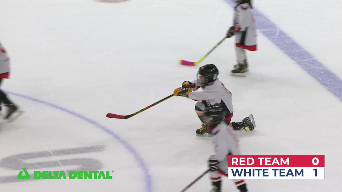 Big cellys and great goals from tonight’s Washington Capitals #MitesOnIce, presented by Delta Dental Insurance Company! #ALLCAPS