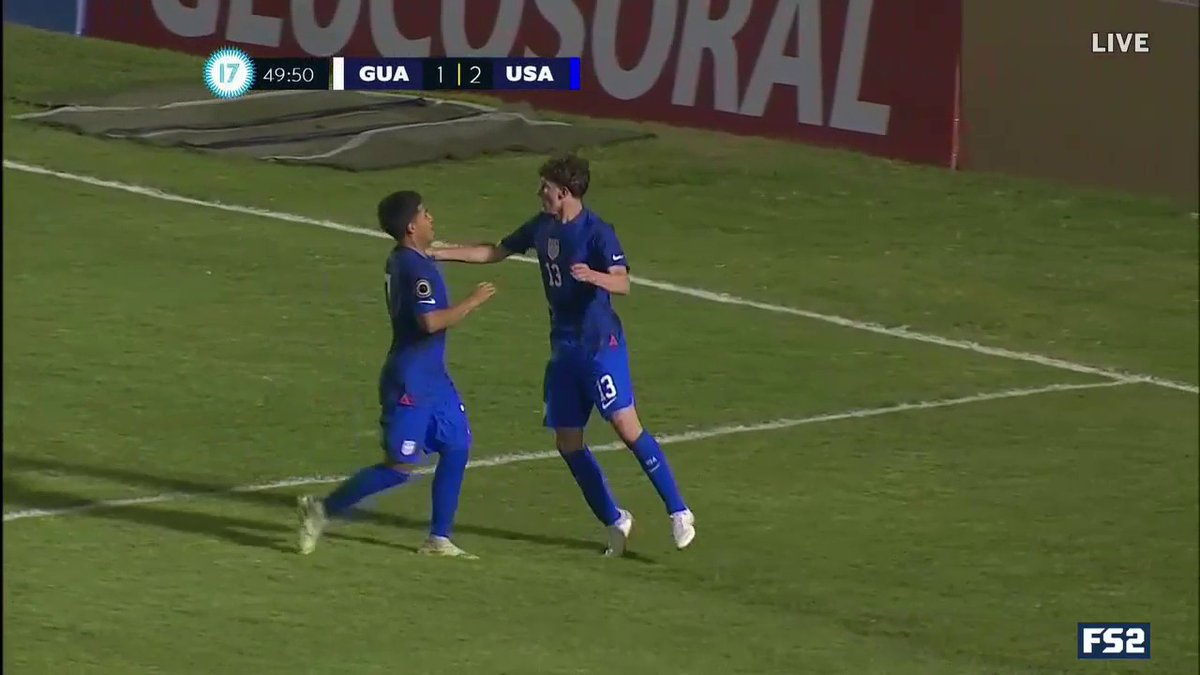 WHAT A HIT! 💨🔥 U.S. Soccer YNT takes a 3-1 lead over Guatemala 🇺🇸
