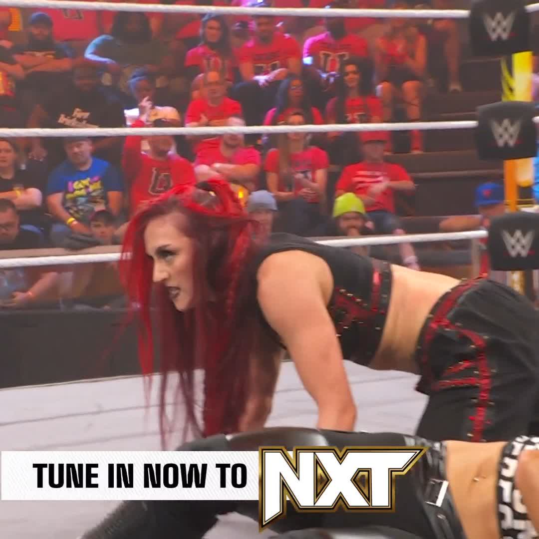 An unfortunate turn of events for ivynile_wwe and Alba Fyre 🏴󠁧󠁢󠁳󠁣󠁴󠁿🔥 takes advantage... #WWENXT