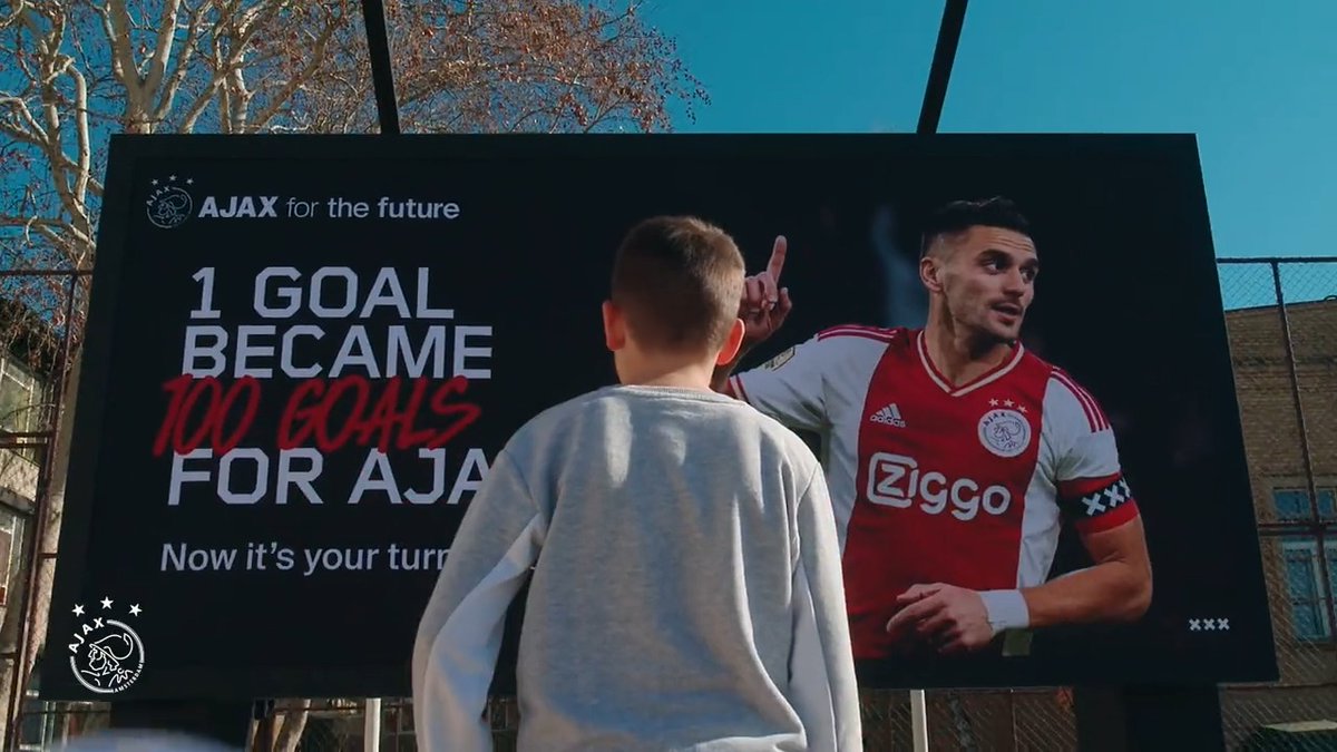 ๐ญ๐ฌ๐ฌ goals for Ajax, ๐ญ๐ฌ๐ฌ balls for the future. To all kids at Dusan Tadic' primary school: Enjoy!