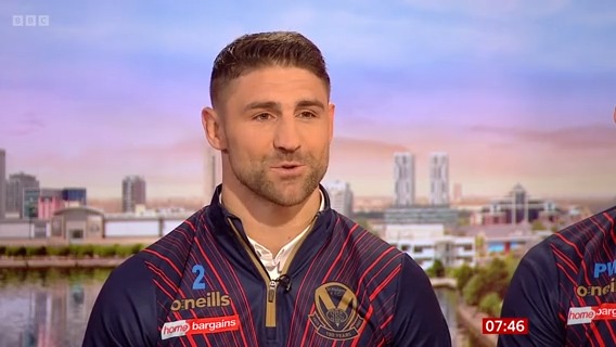 'It's surreal' St Helen's rugby league star Tommy Makinson spoke to #BBCBreakfast after returning from Australia as World Club Challenge champions