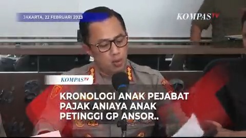 Kapolres Metro Jakarta Selatan mengatakan peristiwa penganiayan berawal dari teman wanita pelaku berinisial AGH mengaku mendapatkan perbuatan tidak menyenangkan dari korban. Pelaku Mario Dandy Satrio kemudian langsung mendatangi dan menganiaya korban hingga tak sadarkan diri.