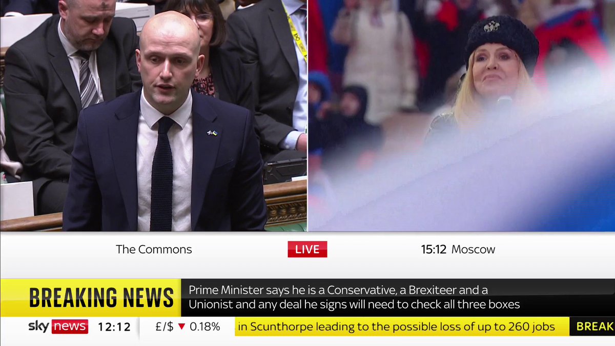 'Wholesale gas prices have fallen by 75% since their peak however the UK govt intends to increase energy bills. What would motivate a prime minister to do such a thing?' asks SNP Westminster leader Stephen Flynn #PMQs 📺 Sky 501 and YouTube