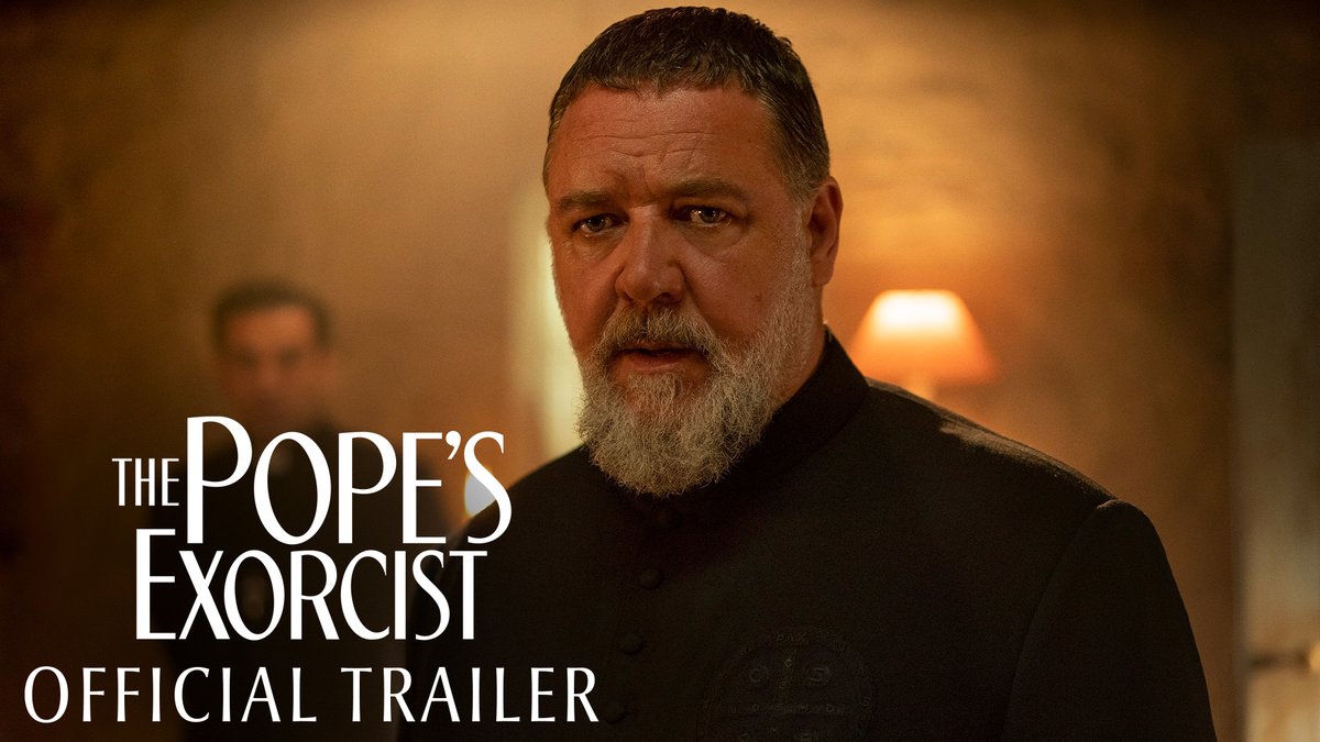 Russell Crowe is #ThePopesExorcist. Inspired by the true story of Father Gabriele Amorth, Chief Exorcist of the Vatican, The Pope’s Exorcist is Only In Cinemas April 7.