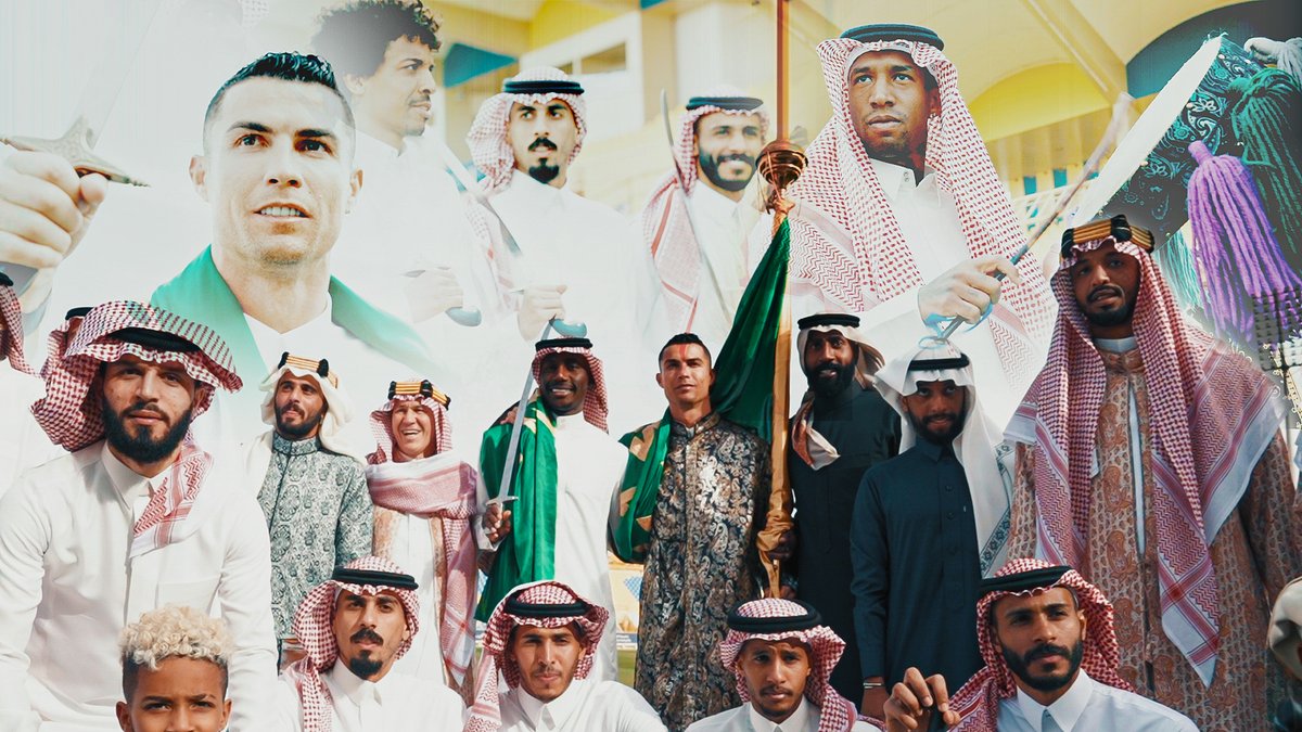 ثلاثة قرون من الشمـوخ والمجـد 🇸🇦💚 هكذا احتفلنـا في نادي #النصر 🤩 بـ #يوم_التأسيس