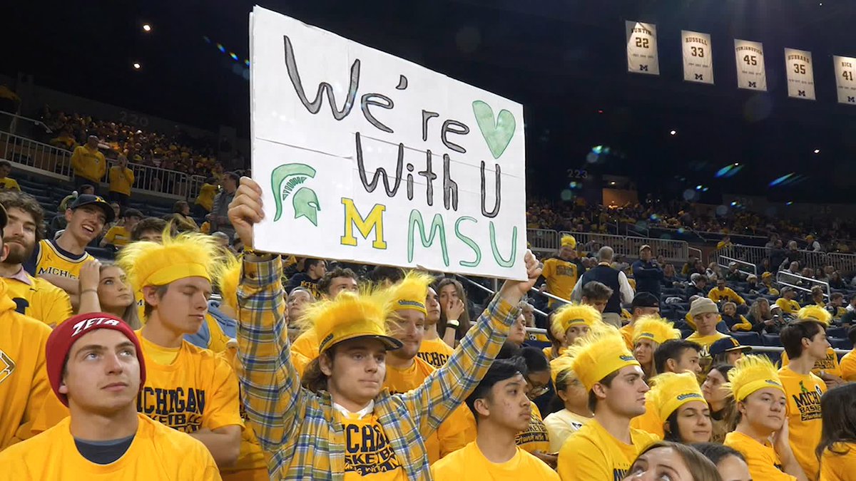 "I greatly appreciated the support that I've gotten from the University of Michigan, the way their university has stood up." The Journey went behind the scenes of last week's emotional Michigan State Men's Basketball-Michigan Men's Basketball rivalry game. Full cinematic highlight: