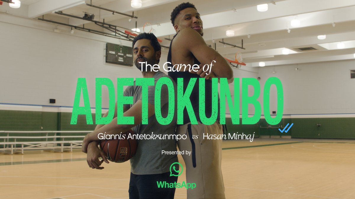The name is the game. Hasan Minhaj and Giannis Antetokounmpo go head to head-ish in a game of Horse celebrating their names, their cultures, and their legacy. Watch the full film here 🏀 #TheresNoOneLikeUs