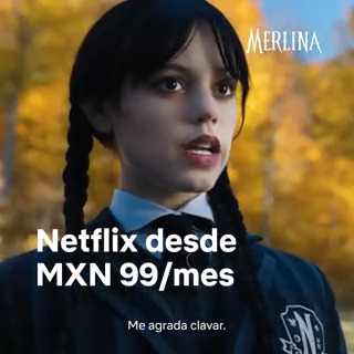 Netflix desde MXN 99/mes. Para que demuestres que eres el más fan.