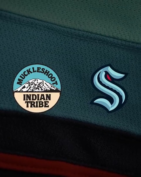 We’re honored to announce the Muckleshoot Indian Tribe as our inaugural jersey partner, coming next season. Additionally, the partnership will include new initiatives with the Tribe to create access &amp; opportunity at Kraken Community Iceplex &amp; Climate Pledge Arena.