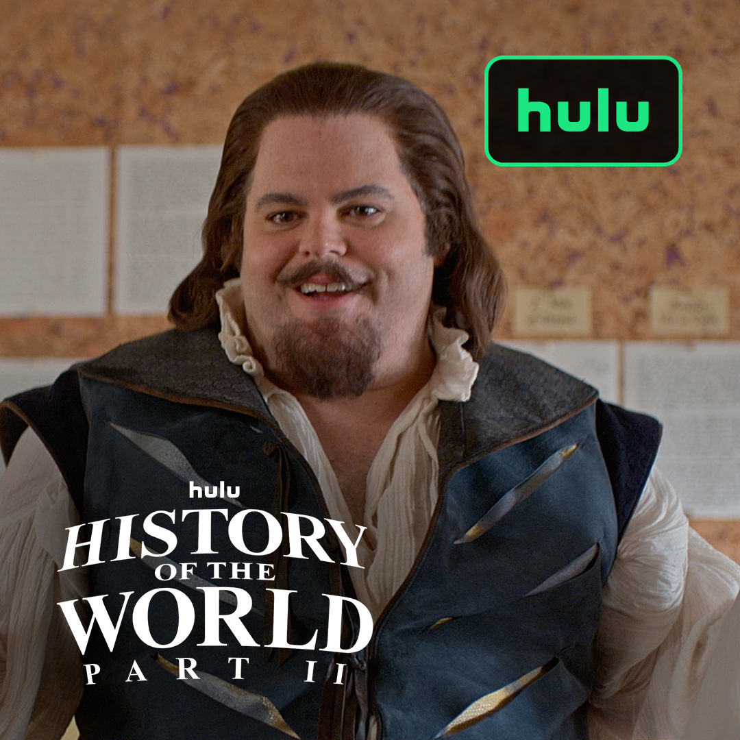 A sequel 40 years in the making, Mel Brooks’ #HistoryOfTheWorldPart2 🌍 A four night event, streaming March 6 on Hulu. Sign up now.