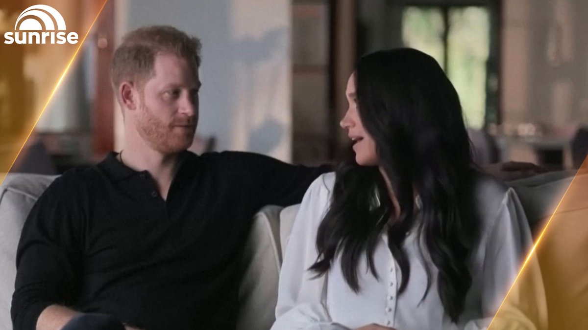 'There are whispers in Los Angeles that they are unhappy' There are explosive reports of escalating tensions between Harry and Meghan following a parody of the pair on South Park. #Sunriseon7