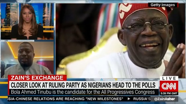 Nigerians head to the polls on Saturday to vote for a new President. The Dayo Israel™ National Youth Leader APC Nigeria joins us to discuss Bola #Tinubu's campaign. One World CNN | #NigeriaElections2023