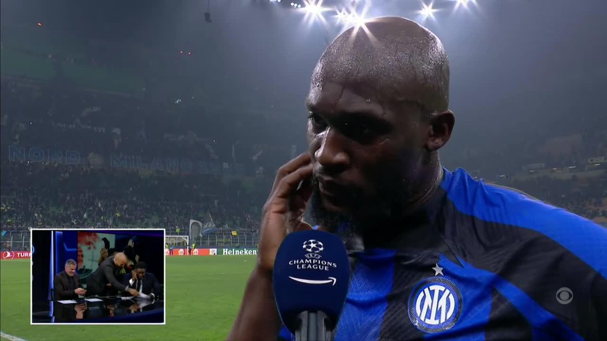 Who better to live translate Romelu Lukaku’s Italian interview than Micah Richards. 😂