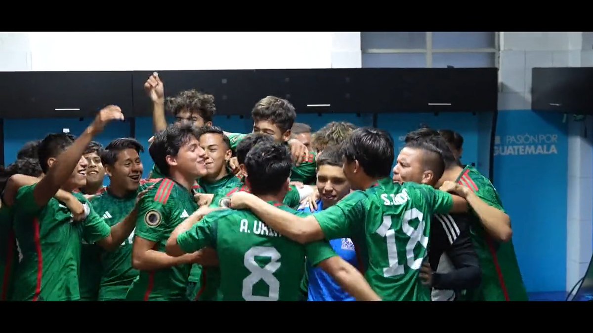 #Sub17 Un corazón ❤️ que late por México 🇲🇽... ¡Así conseguimos nuestro boleto al Mundial de Perú 🇵🇪! 💪🏻 ⚽️ #VamosLosChavos | #FMFporNuestroFútbol