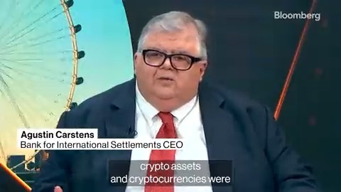 WATCH: The argument that crypto is an alternative to fiat currency has been settled following last year’s turmoil in the digital-asset sector, according to Agustin Carstens, the head of the Bank for International Settlements