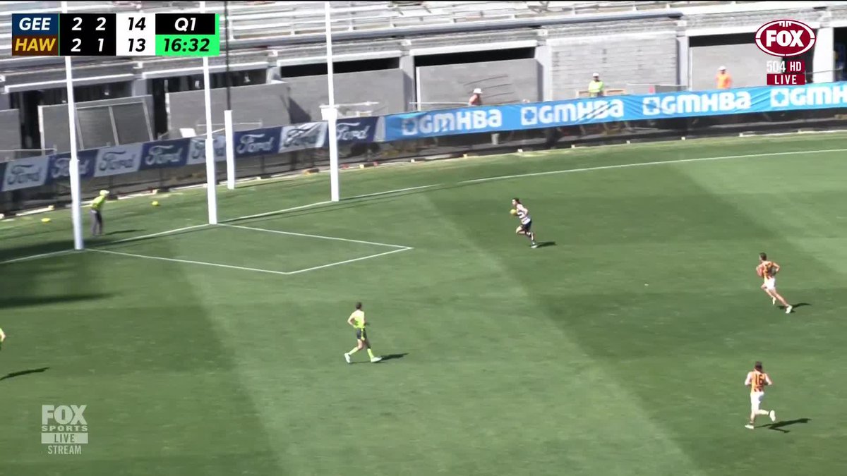 How about the end-to-end ball movement from the Cats? 😍 📺Watch #AFLPreseason on Ch. 504 or stream via Kayo Sports