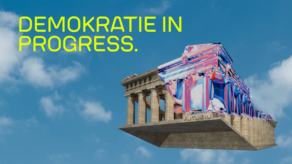 🎉 Herzliche Einladung zur Eröffnung! 🎉 Entdeckt die Zukünfte der #Demokratie im Futurium. Spannende Talks, Workshops, Konzerte und Familienangebote erwarten euch beim Festival vom 16. bis 18. März. 👉 Hier geht's zum gesamten Programm:
