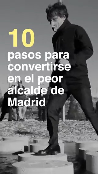 El peor alcalde de la historia de Madrid.
