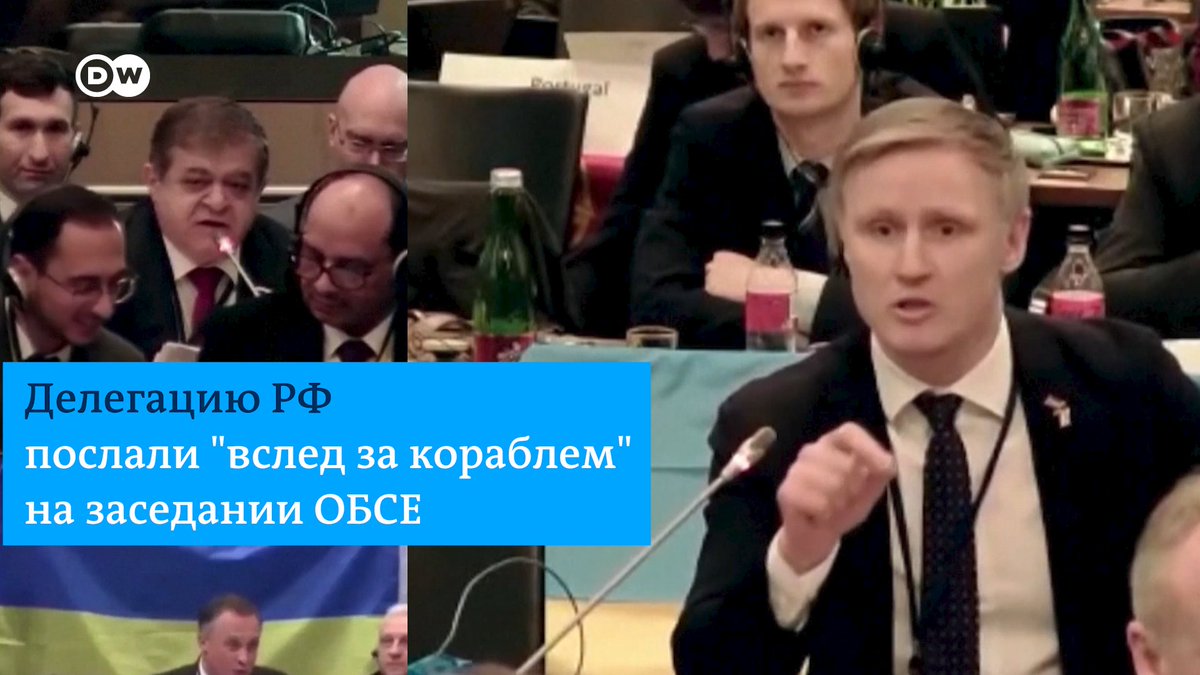 Депутат из Латвии по-русски послал российскую делегацию на парламентской ассамблее ОБСЕ в Вене "вслед за русским военным кораблем". А во время выступления представителя РФ многие делегаты покинули зал. Видео