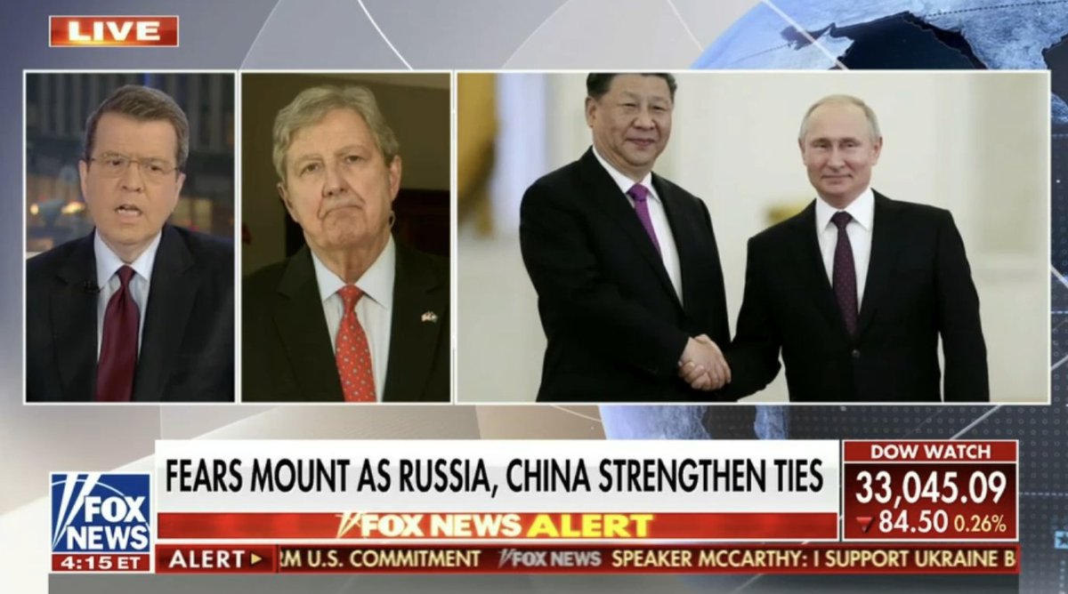 Russia wants to dominate Europe. Iran wants to dominate the Middle East. China wants to dominate the Indo-Pacific and Sub-Saharan Africa. That world is not safe for the American people.