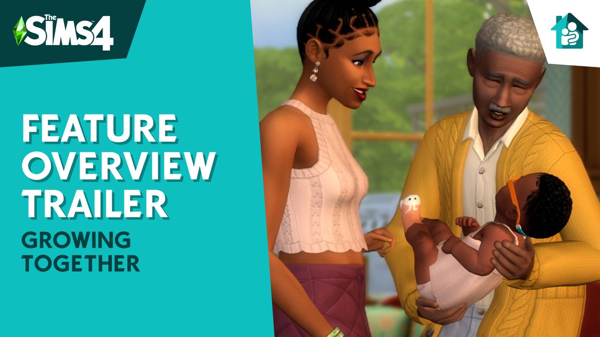 Join the Michaelsons as they navigate milestones 🥇, social compatibility 💏, family dynamics 👪 &amp; their uninvited guest, Grandpa Michaelson! The Sims 4 #GrowingTogether - Available for Pre-order!
