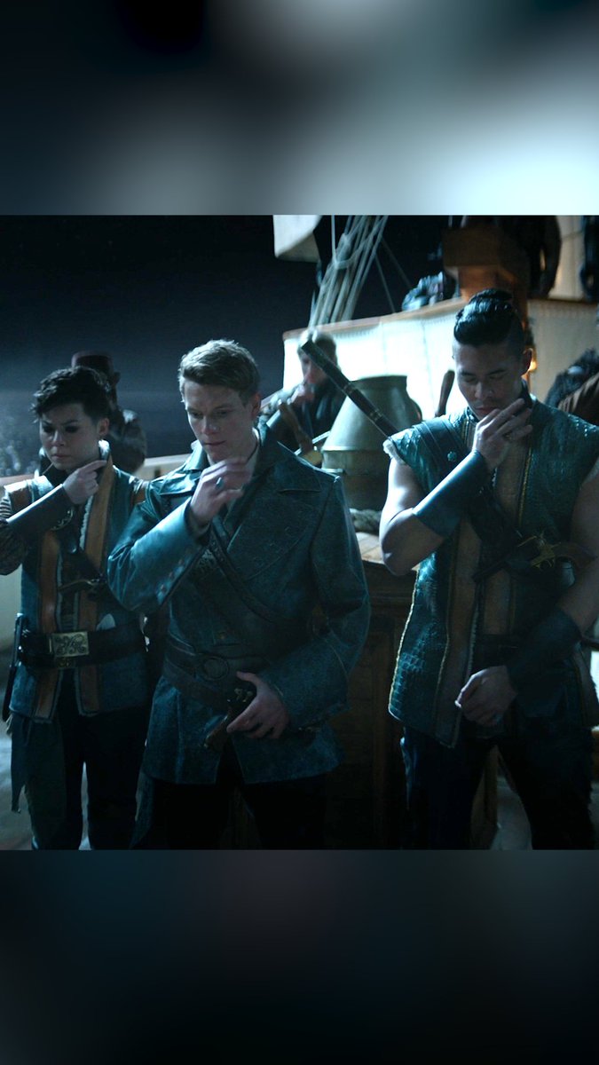 privateers. warriors. the heroes Ravka needs. meet Nikolai, Tamar and Tolya in Shadow and Bone Season 2, out March 16