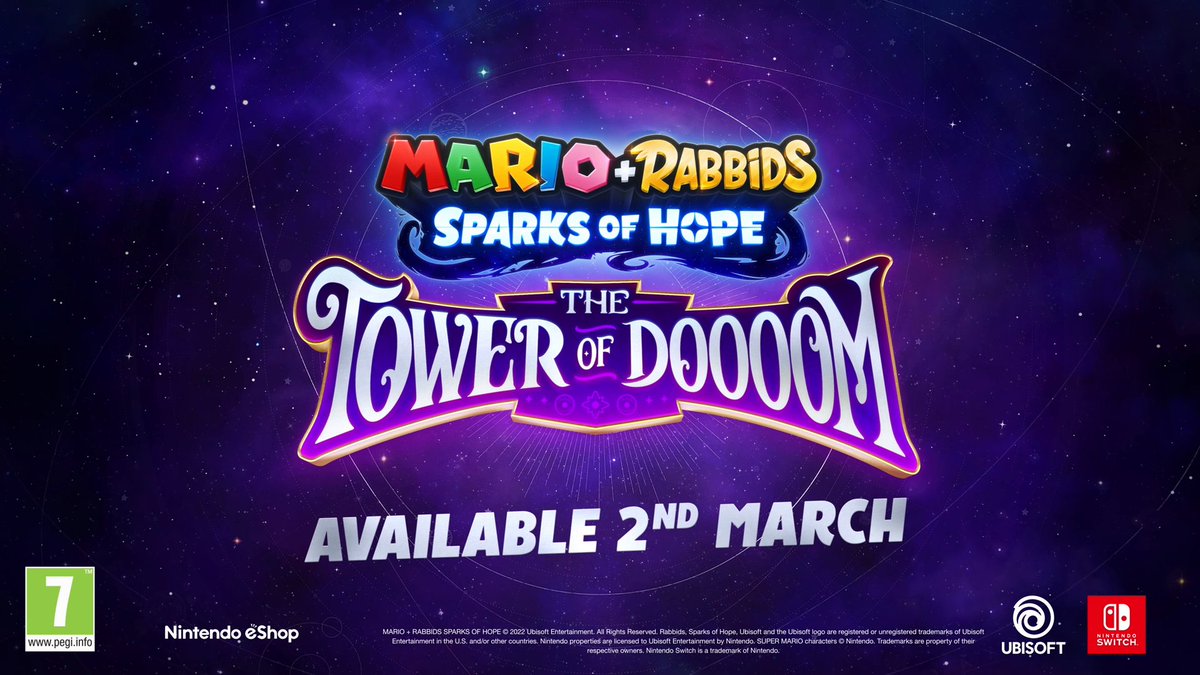Will you be up to the challenge of #MarioRabbids Sparks of Hope #TowerOfDoooom ? 🌌